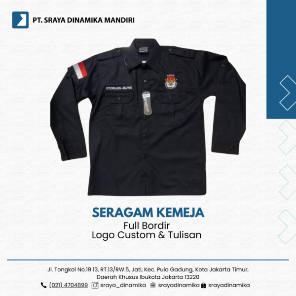 Seragam Kemeja KPU Lengan Panjang